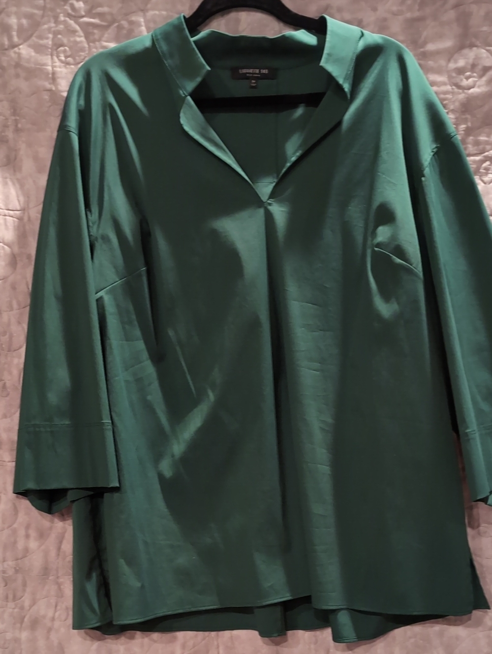 Lafayette 148 New York Emerald Green Blouse